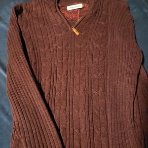 Tommy Bahama 1/4 zip sweater